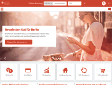 Tablet Screenshot of berliner-sparkasse.de